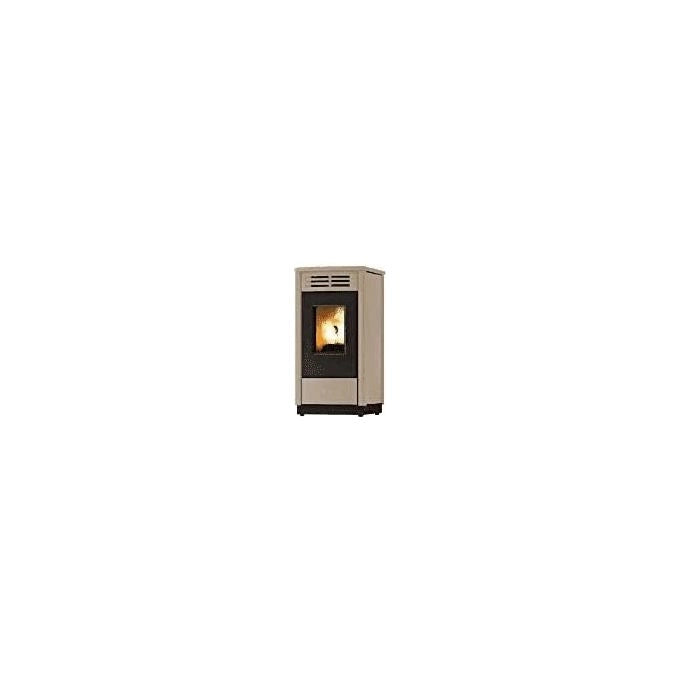 Anselmo Cola LA12TA0Y FREE HR Stufa a Pellet 8.27 kW Potenza Termica Nominale 19 kg Capacita' Serbatoio colore Avorio