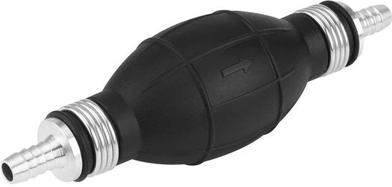Pompa di alimentazione a mano per combustibile - Pompa a mano per primario - Trasferimento di combustibile - Tubo di serbatoio di vuoto - Pompa a mano per marine - 8 mm, 15 cm, duraturo - Pompa a mano