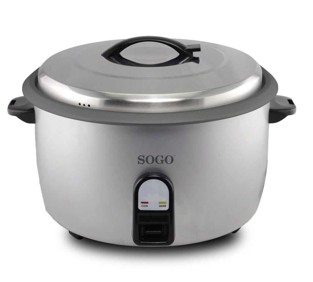 Cuociriso elettrico grande capacità 5,6 litri, rivestimento antiaderente, funzione mantenimento caldo 1900W - SOGO