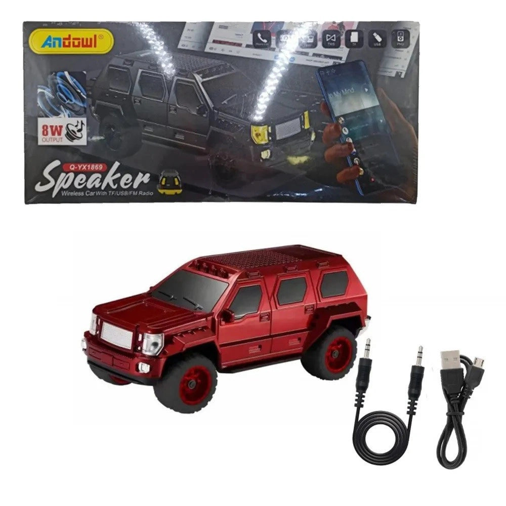 Trade Shop - Speaker Bluetooth Auto 8w Q-yx1869 Altoparlante Wireless Ricaricabile Con Radio -
