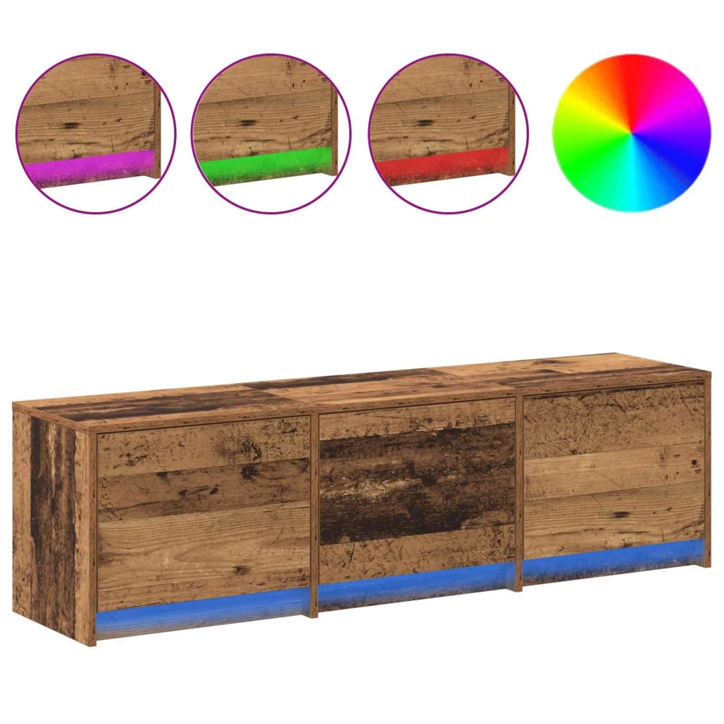 Mobile TV-Credenza per TV 140 x 34 x 40 cm Legno vecchio Legno multistrato