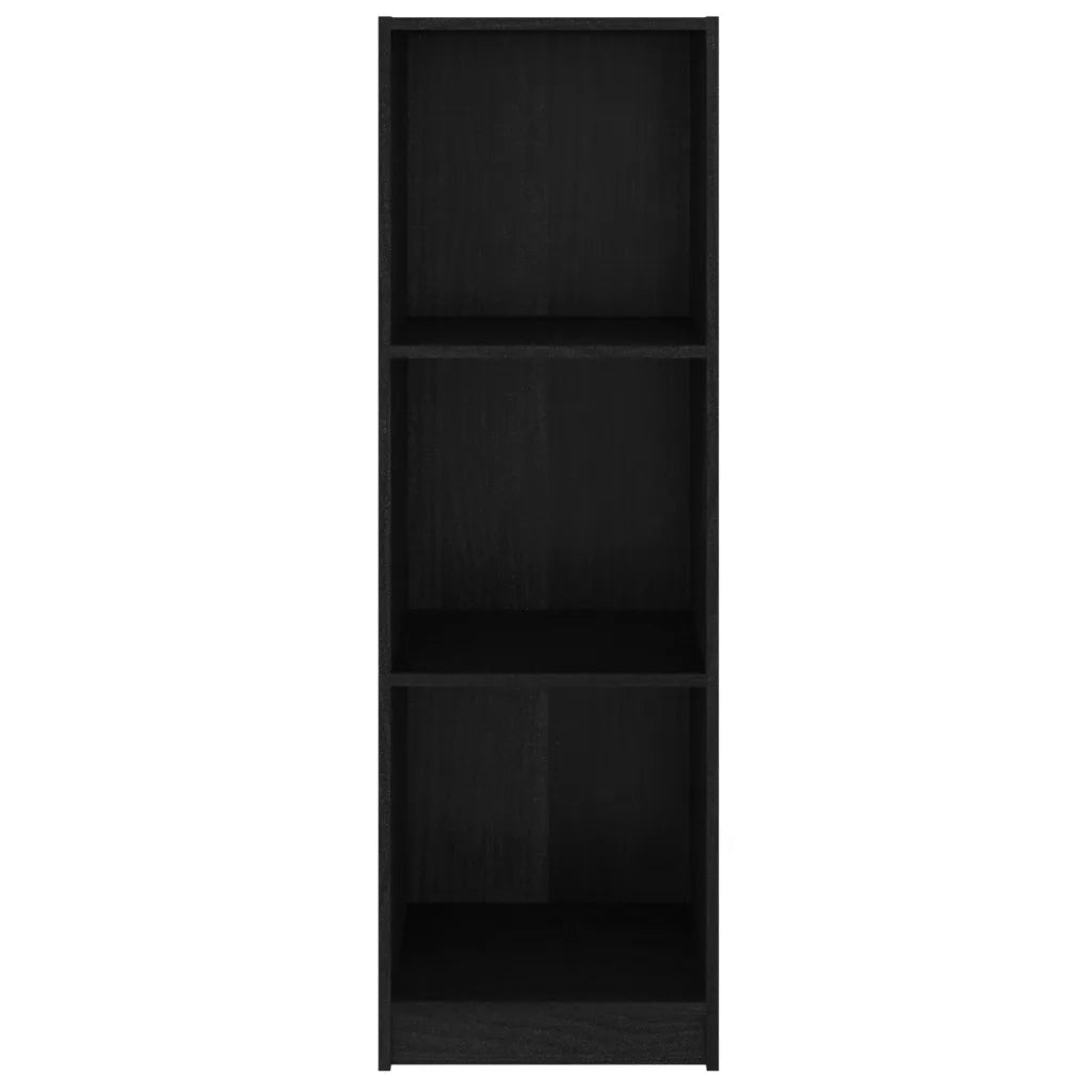 Divisorio-Paravento Nero 36x33x110 cm in Legno Massello di Pino