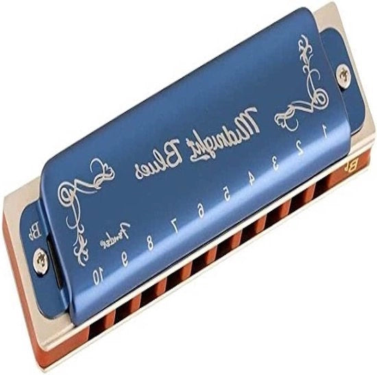 10-gatti diatonico armonica in Mi bemolle maggiore colore blu edizione limitata