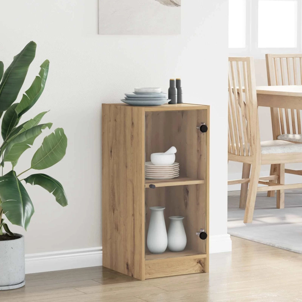 Credenza rovere artigianale 35 x 37 x 76 cm Legno multistrato