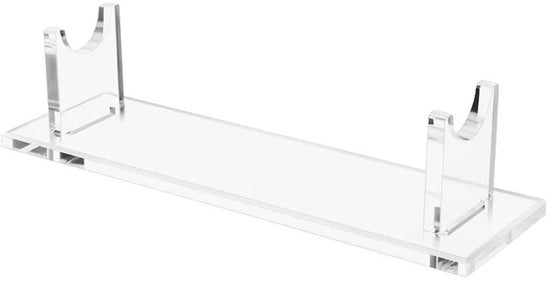 Supporto di esposizione in acrilico di alta qualità - Dimensioni: 24,5 x 8 x 6 cm - Fermo di sicurezza - Transparenza al 99% - Supporto di esposizione