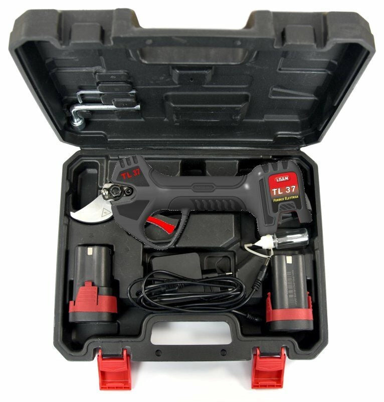 Forbice da potatura a batteria Lisam TL 37 con motore elettrico taglio da 37 mm