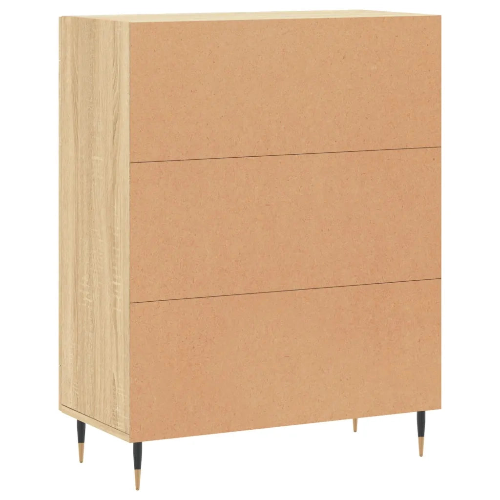 Credenza Rovere Sonoma 69,5x34x90 cm in Legno Multistrato 830175