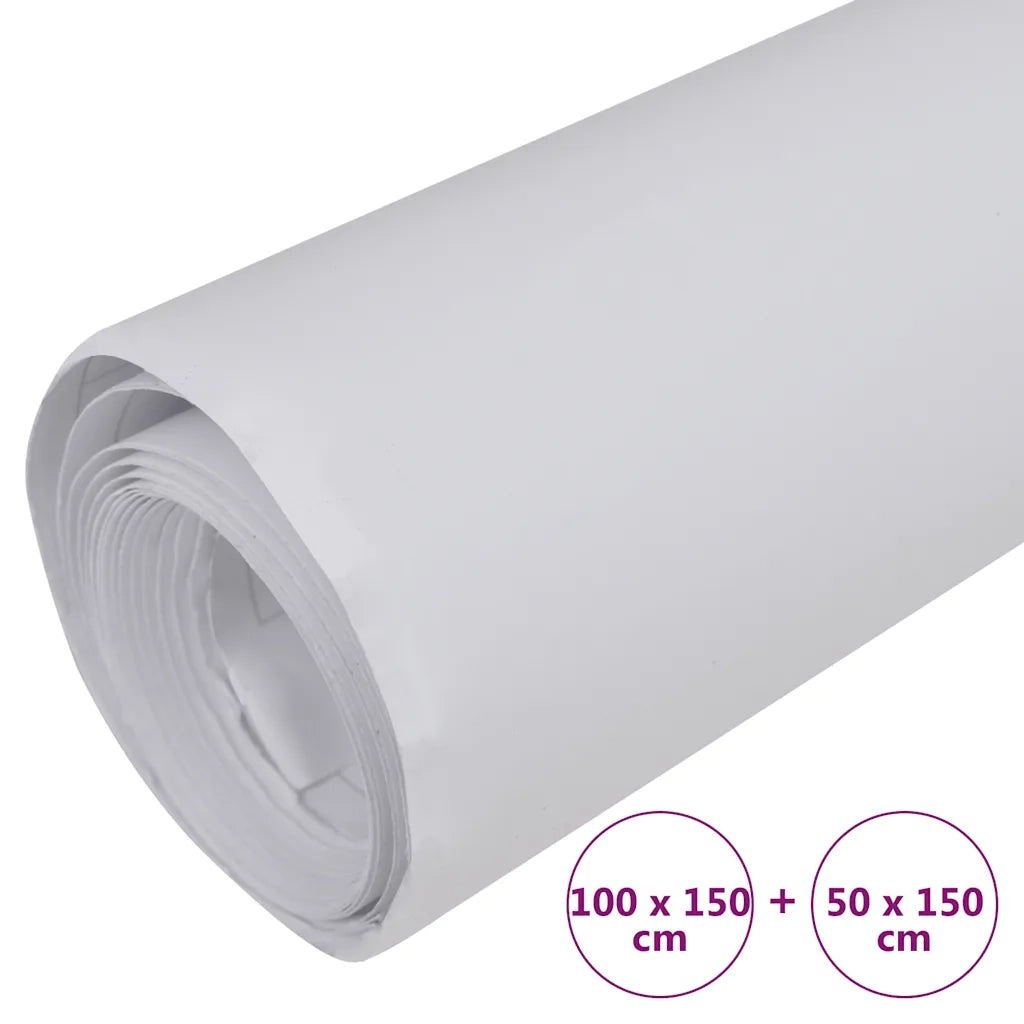Pellicole per Auto 2 pz Bianco Opaco 100x150cm + 50x150cm CFW4639951