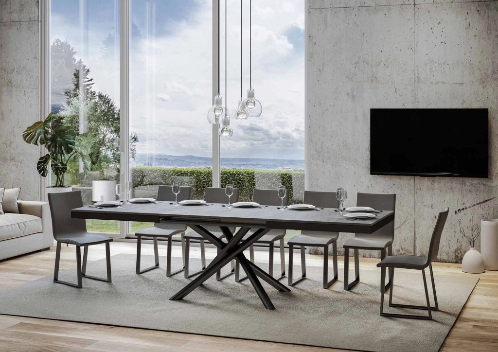Tavolo Allungabile 160-420x90x77 cm Famas Evolution Cemento