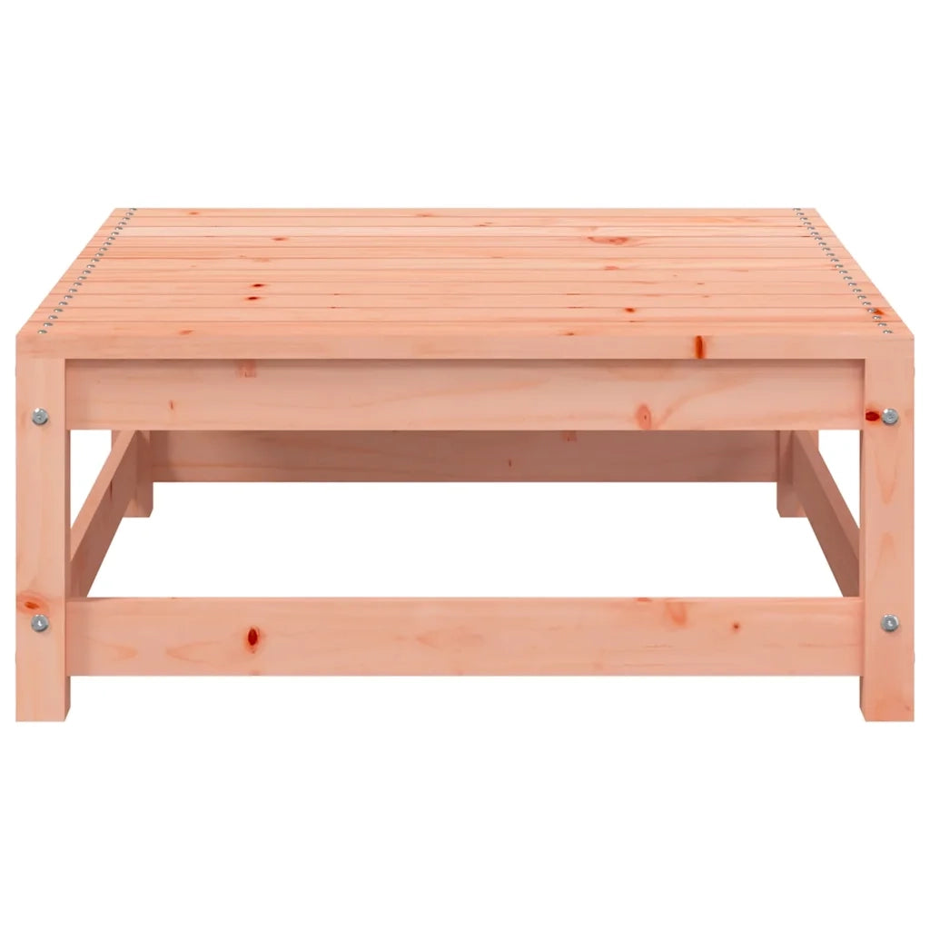 Divano Giardino con Poggiapiedi 2 Posti Legno Massello Douglas 837975