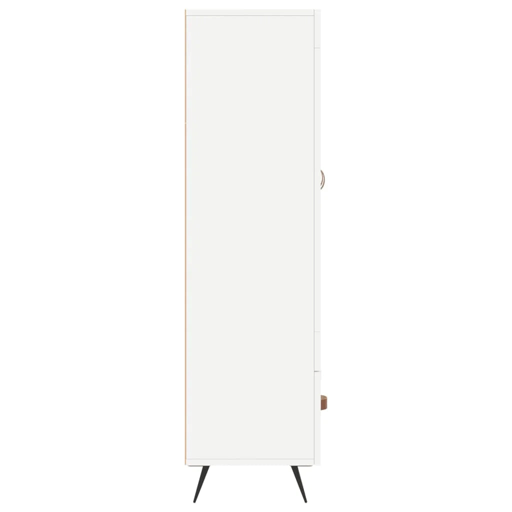 Buffet credenza cassettiera mobiletto mobile contenitore organizer cucina soggiorno salotto alto 69,5 x 31 x 115 cm legno ingegnerizzato bianco 02_0032511