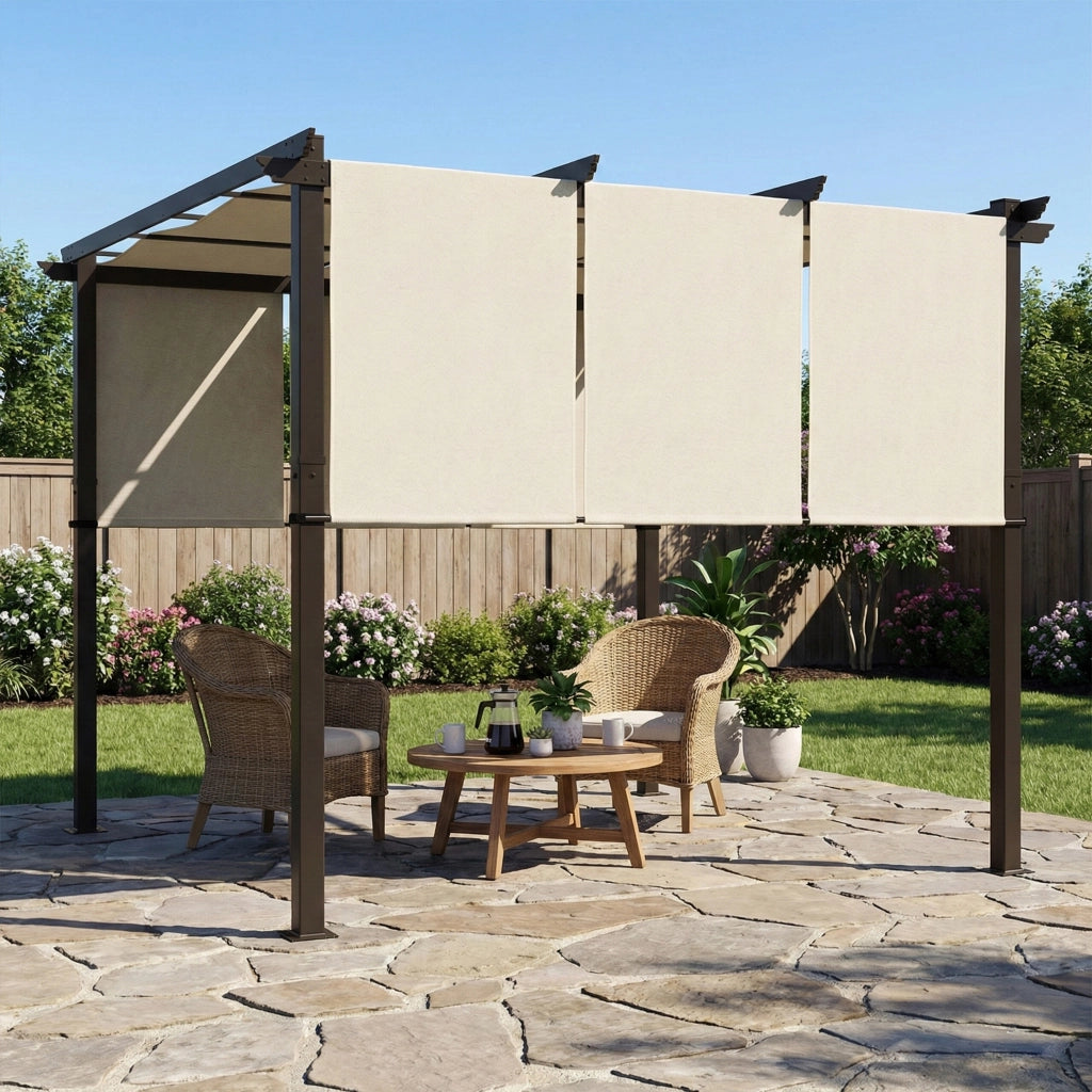 Gazebo 3x3 m ¨C zephmum ¨C Beige