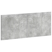 Testiera da Muro ALKMAAR Grigio Cemento Legno ingegnerizzato 896308
