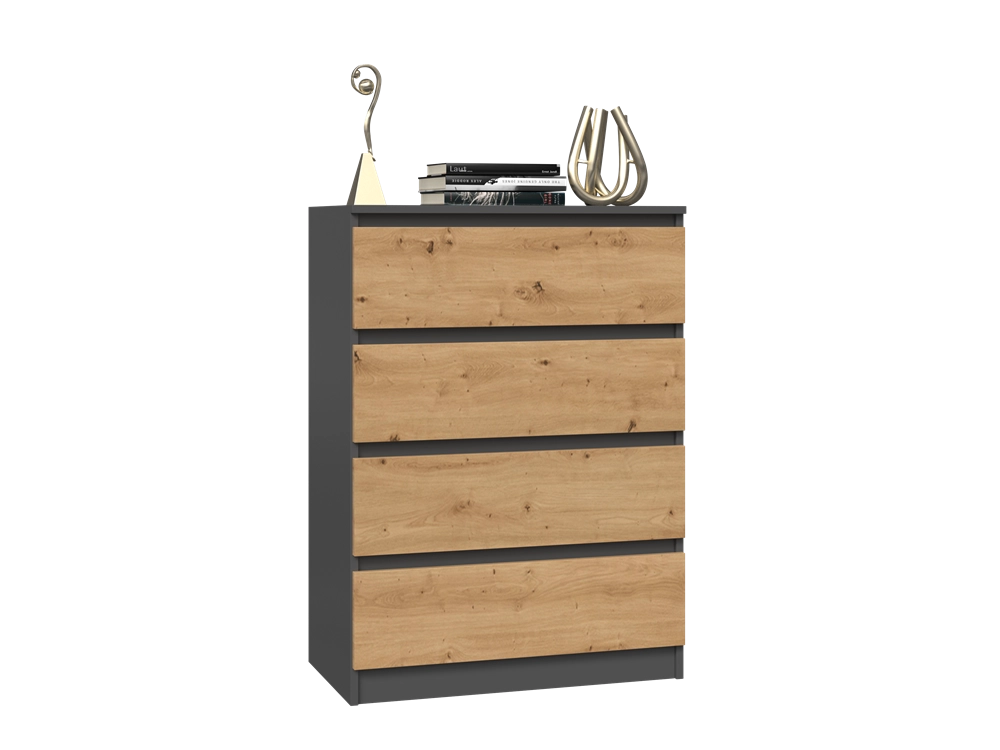 Cassettiera MALWA M4 antracite artisan per camera e soggiorno