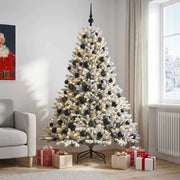 Albero di Natale artificiale con palline 180 cm 300 LED 3466373