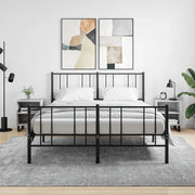 Comodini 2 pz-Set di 2 Tavolino da notte Grigio Cemento 40x30x50 cm in Legno Multistrato 463673