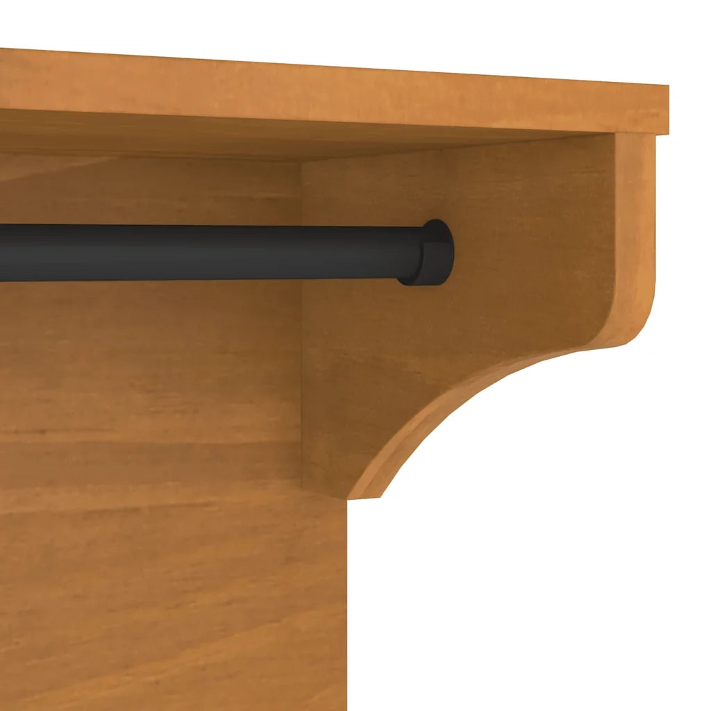 Appendiabiti da Parete SANDNES 43x30x42 cm in Legno di Pino CFW7285445