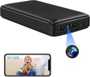 Cassa Elettrica da 10.000 mAh con Camouflage e Connessione Wi-Fi 24G e 5G, Mini-Camera di Sorveglianza Portatile HD 1080p con Rilevamento Movimento per Interni