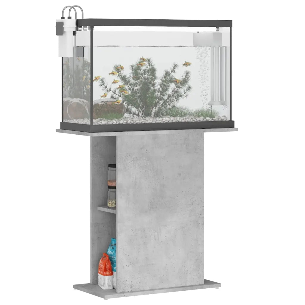Supporto per Acquario 75x36x72,5 cm Multistrato Grigio Cemento CFW2694147