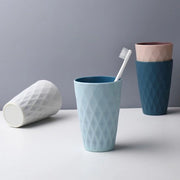 Set di Bicchieri da Bagno da 2 - Design Scandinavo, 450 ml, Robusto e Resistenze alla Caduta