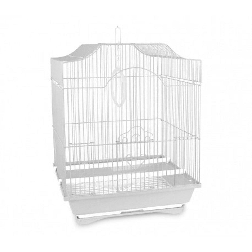 Trade Shop - Gabbia Per Uccelli 49.5 X 34 X 27.5 Cm Di Piccole Dimensioni Mangiatoie Incluse -