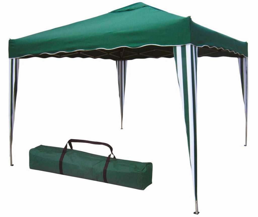 Gazebo Metallo Pieghevole 3X3 Automatico Verde Con Sacca 787/33 - Biacchi Ettore
