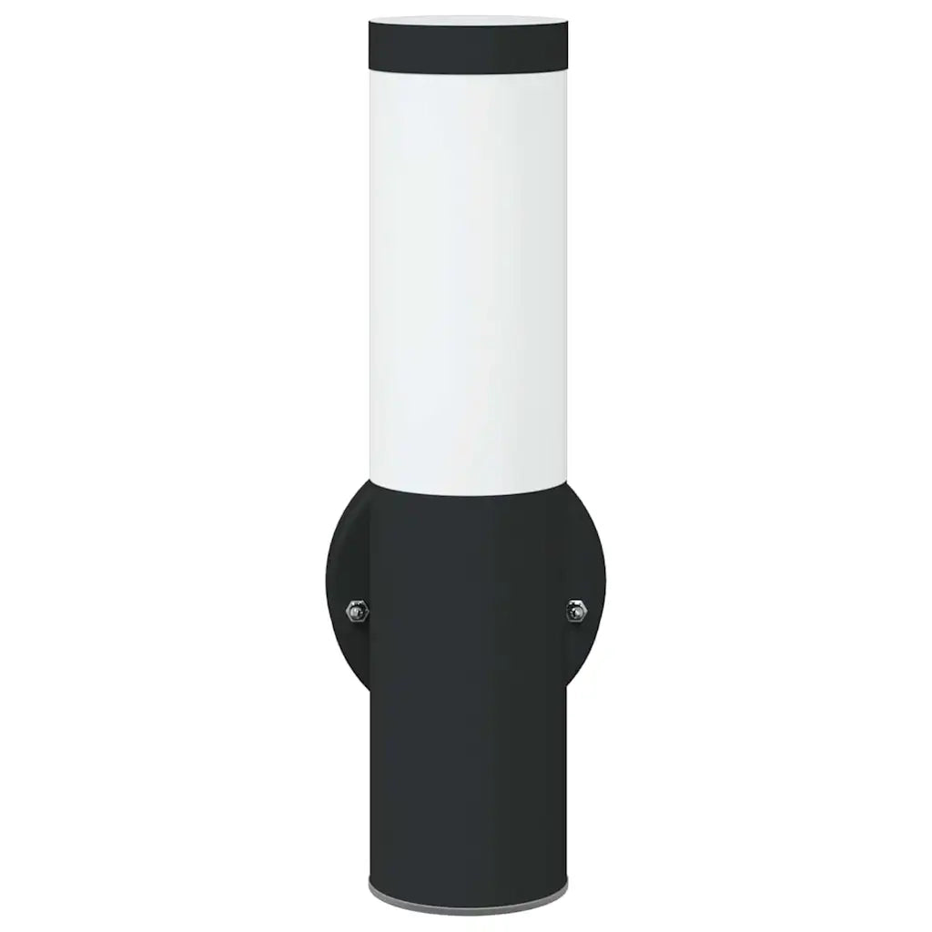 Lampada da Parete Esterna 2 pz Nero 15 x 7,5 x 33 cm CFW4032613