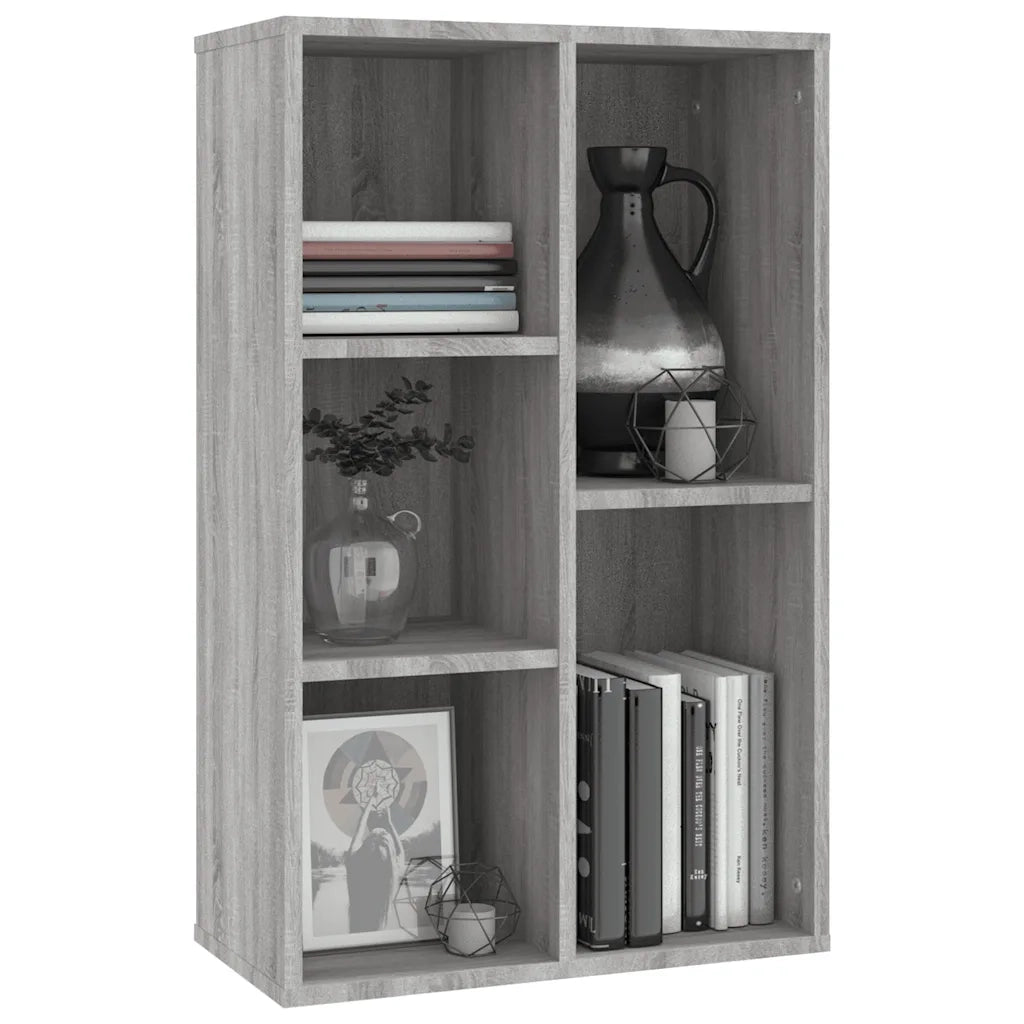 Libreria/Credenza Grigio Sonoma 50x25x80 cm Legno Multistrato 826612