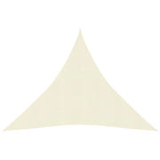 Vela ombreggiante/ombrellone 160 g/m² 3 x 3 x 3 m HDPE crema 02_0009081