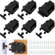 6 pezzi di blocco automatico touch per porte finestre, porte di armadio, ante di finestra.
