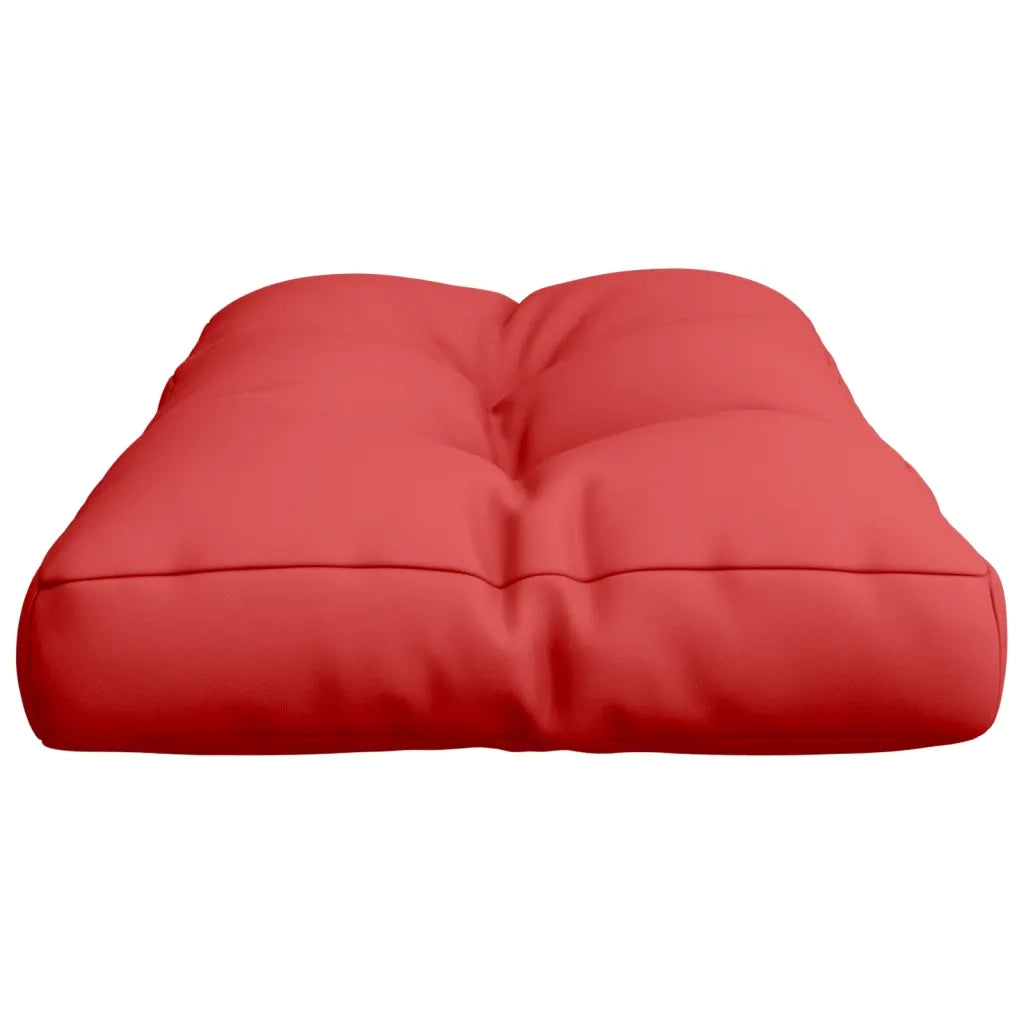 Cuscino per pallet | Cuscini per sedie Rosso 80x40x12 cm in Tessuto