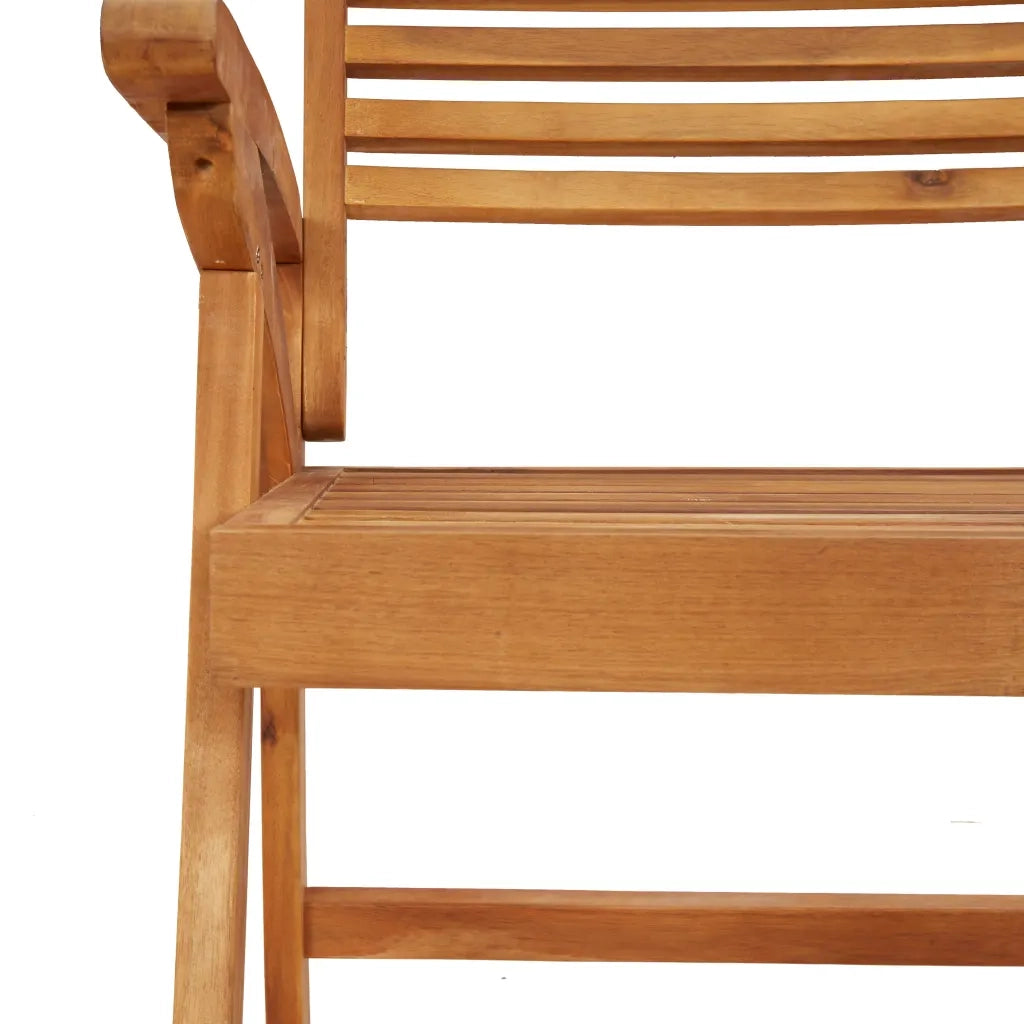 Set da Pranzo per Giardino 5 pz in Legno Massello di Acacia 3156858
