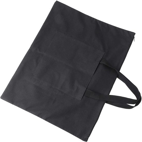 Portfolio artistico leggero - Tavola da disegno A1 - Borsa per l'arte - Tasca per disegni - Tasca per documenti - Canapa di alta qualità - Chiusura a raccordo