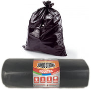 Sacchi per pattumiera jumbo strong extra forti 8 sacchi da 145 litri ciascuno neri