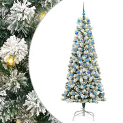 Albero di Natale Artificiale-Albero Natalizio con Rami Pieghevoli 210 cm 559753