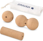 Set di Massaggiatori a Rulli in Gomma per Spalle e Muscoli - Include Mini Rullo per Massaggio - Rullo per Massaggio - Rulli in Gomma per Spalle e Muscoli - Set a 2 Pezzi