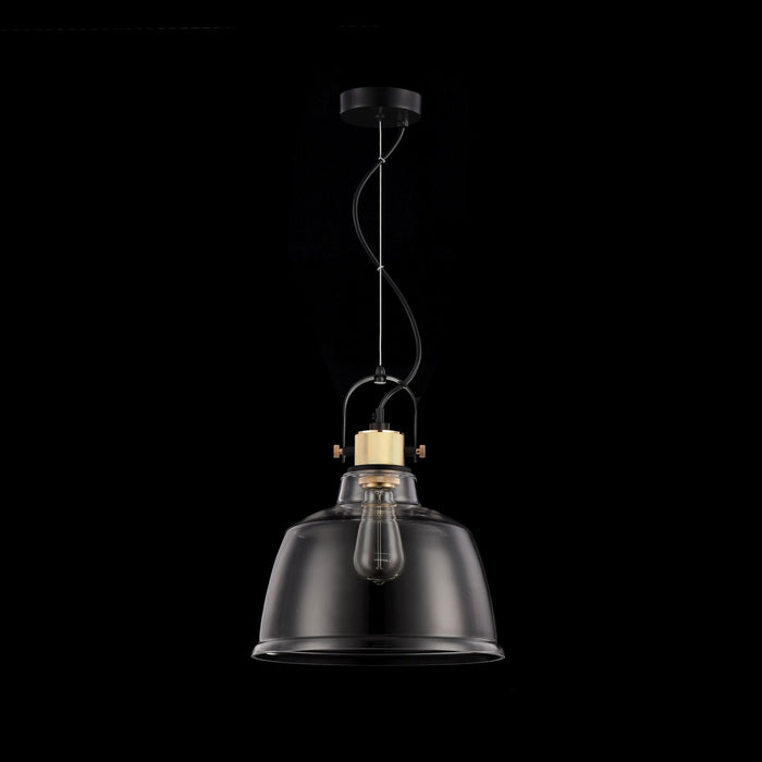 Lampada pendente Pendant in Metallo Irving Nero