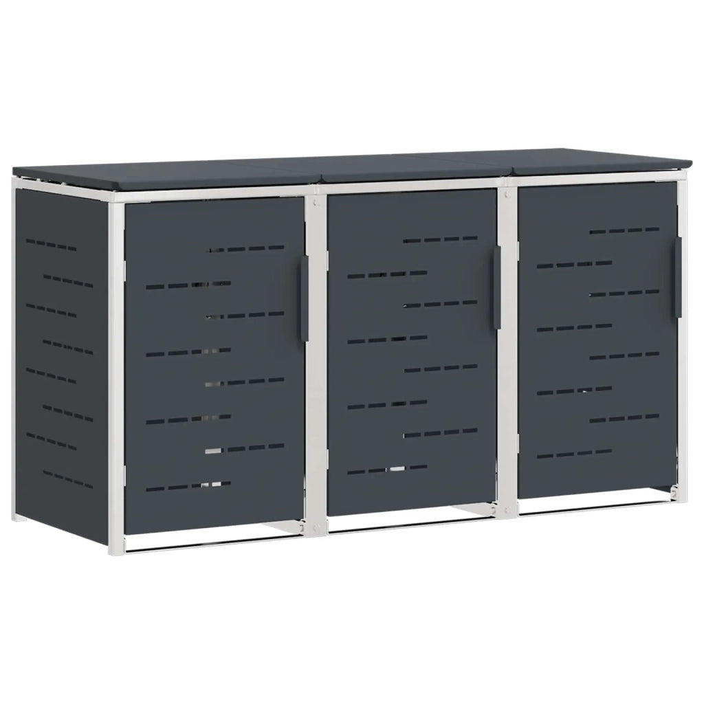 Stoccaggio contenitore a ruote Antracite 207 x 77,5 x 112,5 cm 3422241