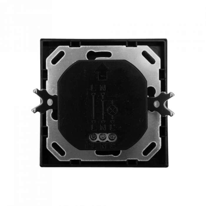 Sensore di movimento PIR nero IP20 da incasso Ecolight