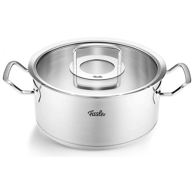 Fissler Pentola Bassa in Acciaio Inox 20 cm 2.6 Litri Original Profi Collection