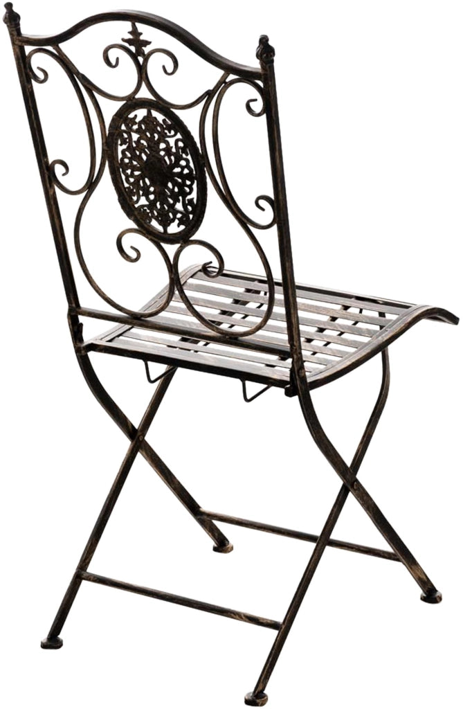 Set di 2 sedie pieghevoli Sibell bronzo