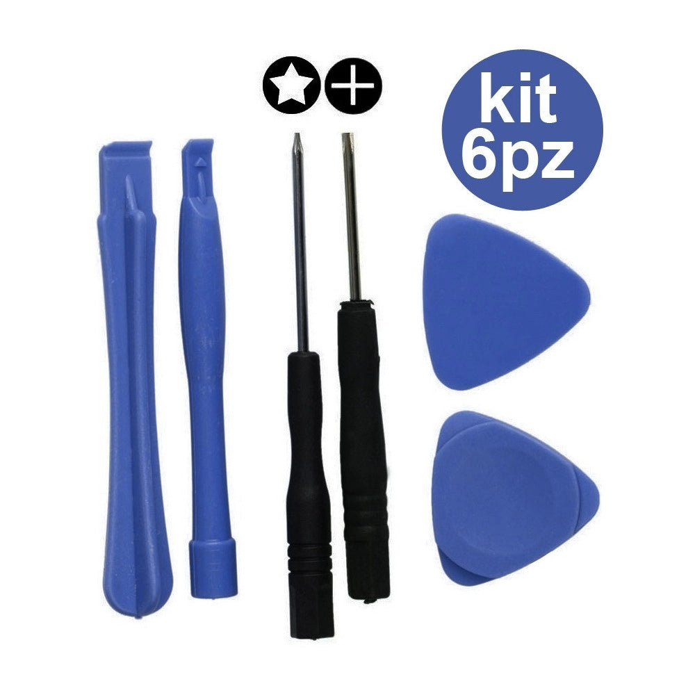 Trade Shop - Kit Set 6 Attrezzi Per Riparazione Smontaggio Montaggio Cellulari Tab Smartphone -