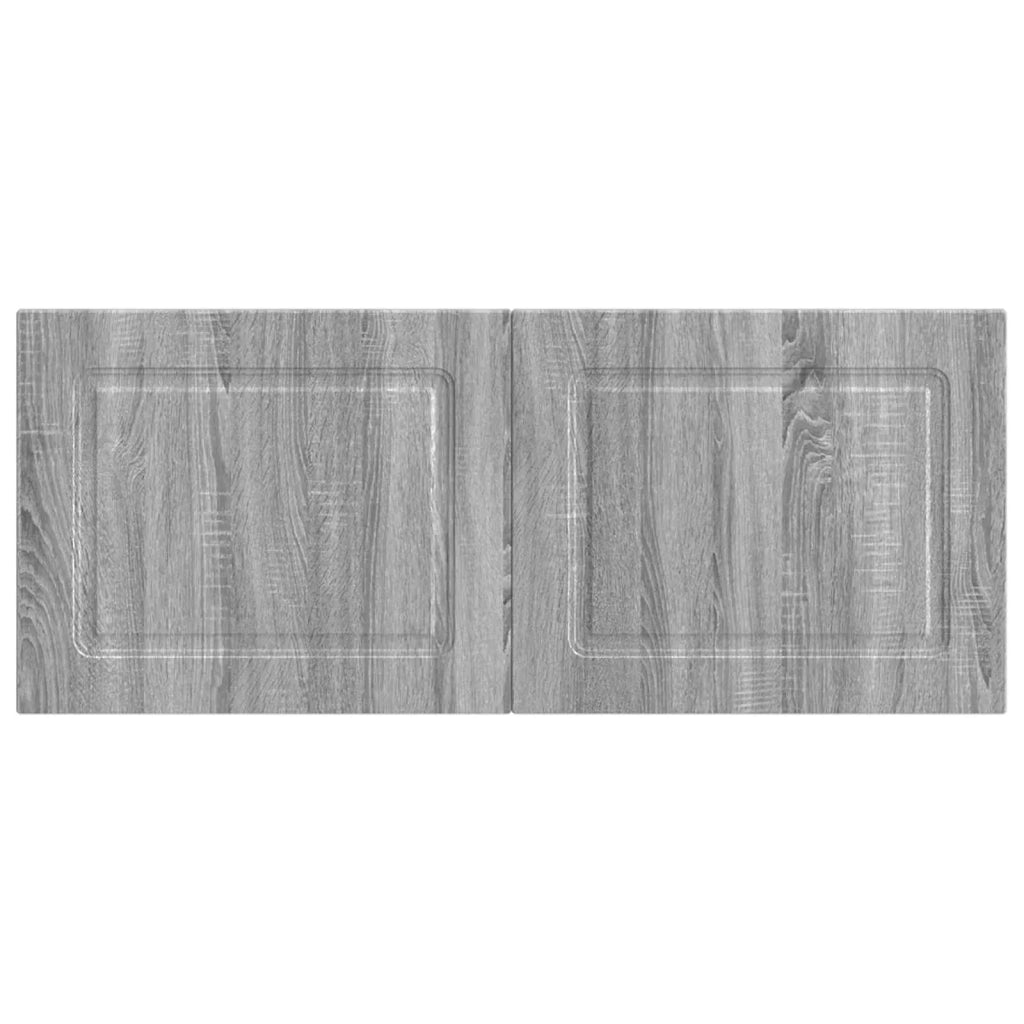 Testiera da Muro UTRECHT Sonoma grigio Legno ingegnerizzato 897851