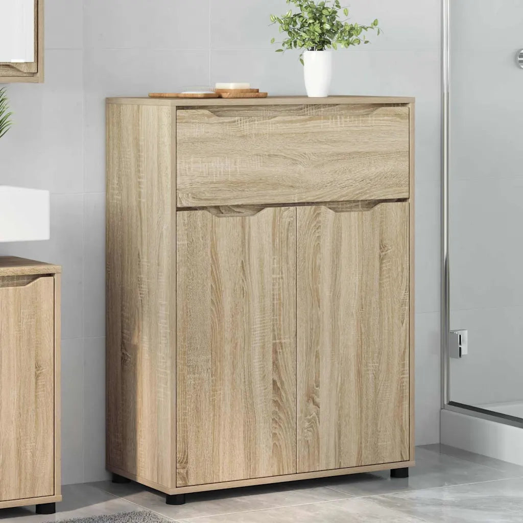 Mobile da Bagno con cassetto Rovere Sonoma 72,5 x 36,5 x 100 cm