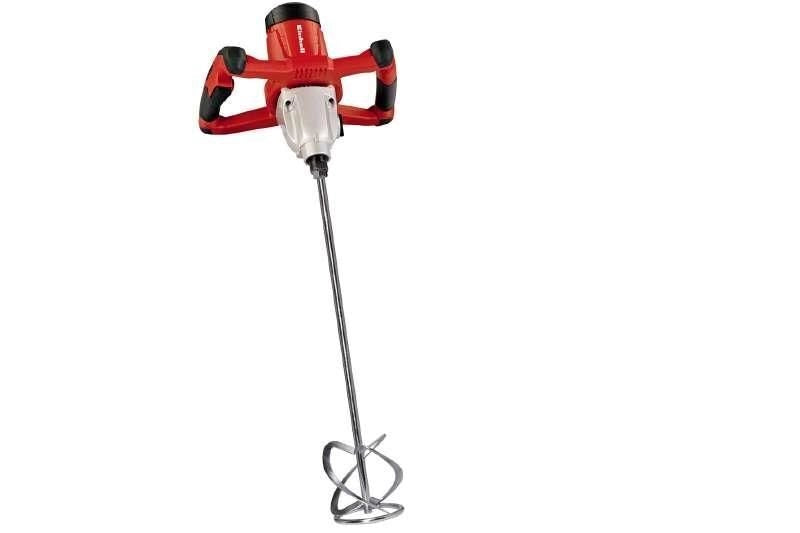 Einhell TE-MX 1600-2 CE Miscelatore Elettrico 1600W 2 Marce Soft Start Attacco M14 colore Rosso