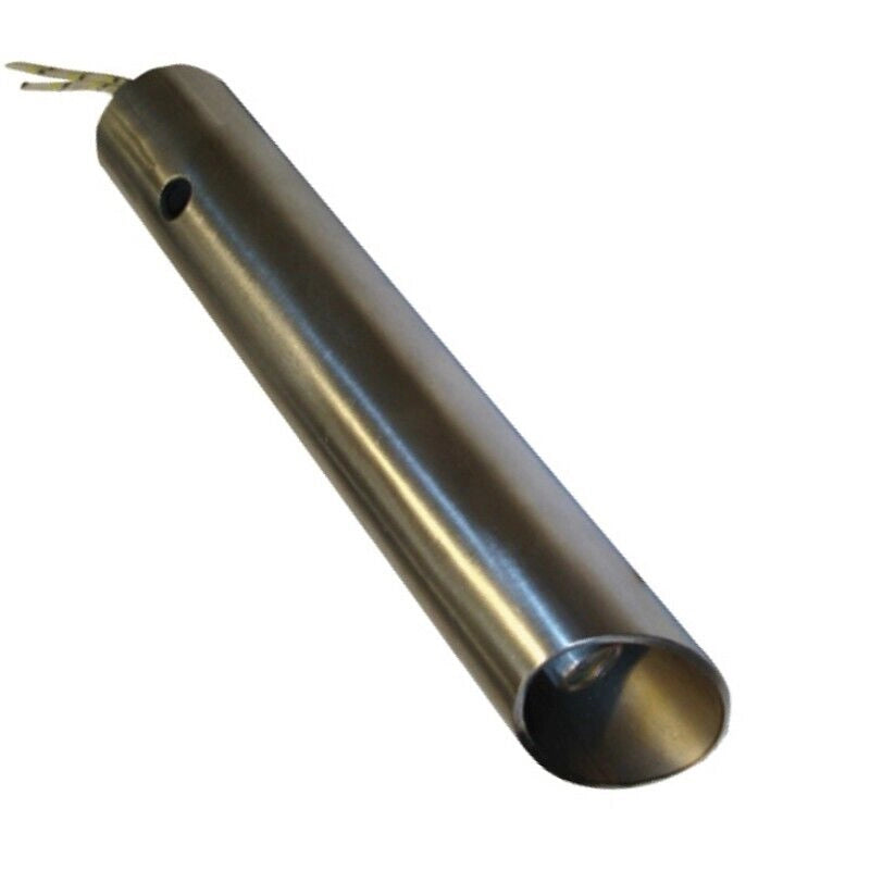 CANDELETTA RESISTENZA ACCENSIONE STUFA A PELLET L 130 W350 CON TUBO CONVOGLIATORE ANSELMO COLA - FERROLI - HT53905 - HT62708