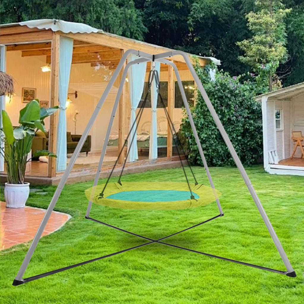 STRUTTURA PER ALTALENA A-RAMO 220x220x200 cm Acciaio Grigio