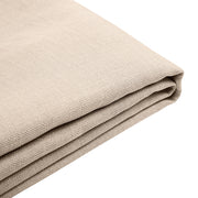 Copri Letto Tessuto Beige per Letto 180 x 200 cm Sfoderabile Lavabile