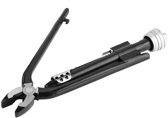 Tang a dritto 15 cm - Maniglia di sicurezza - Acciaio inossidabile - Blocco - Costruzione rigida - Attacco rapido - Tang a dritto con taglio