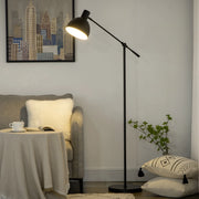 Lampada da terra a treppiede regolabile ¨C zephmum ¨C 40 W E27 nero